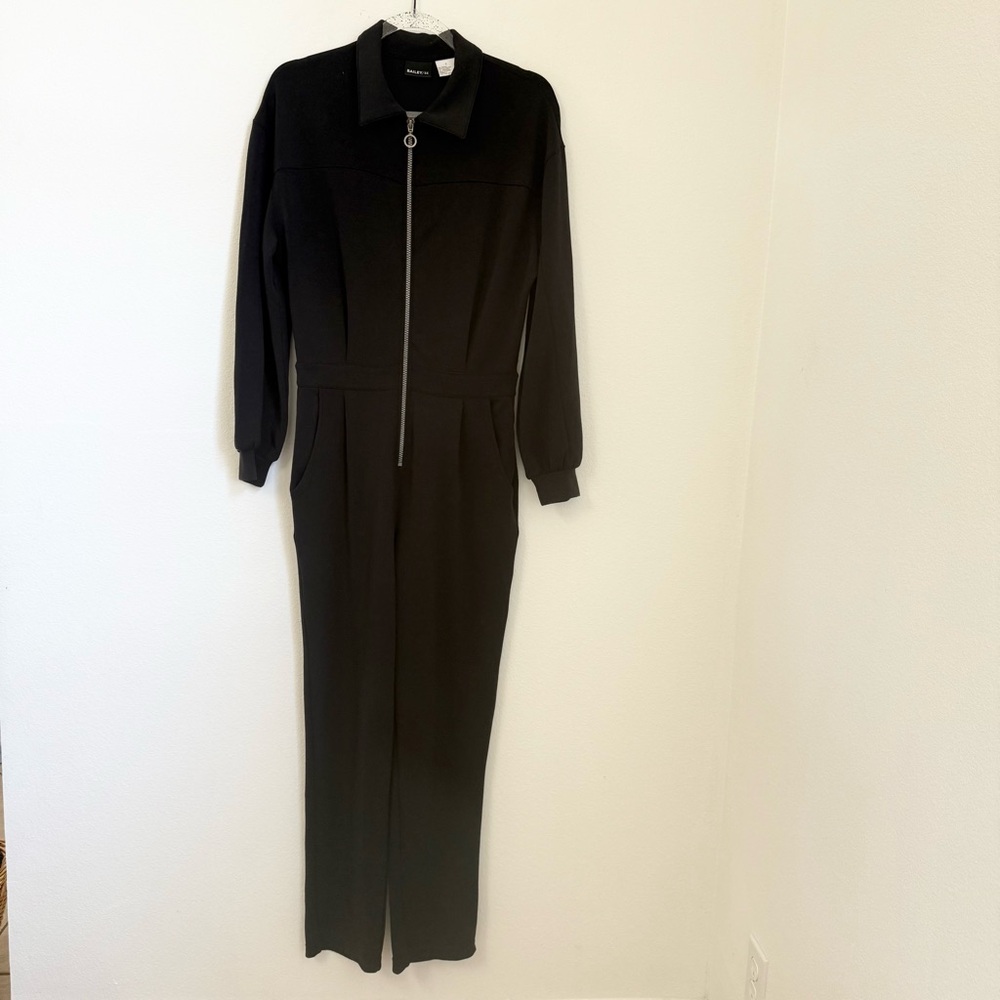 BAILEY 44 Black Scuba Jumpsuit Size S - Picture 2 of 7